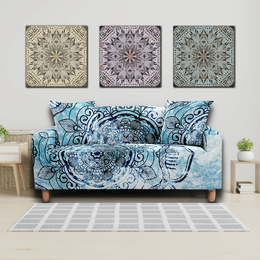 "Radical Mandala" | Couch Covers With Mandala Patterns - Sofa Skin™