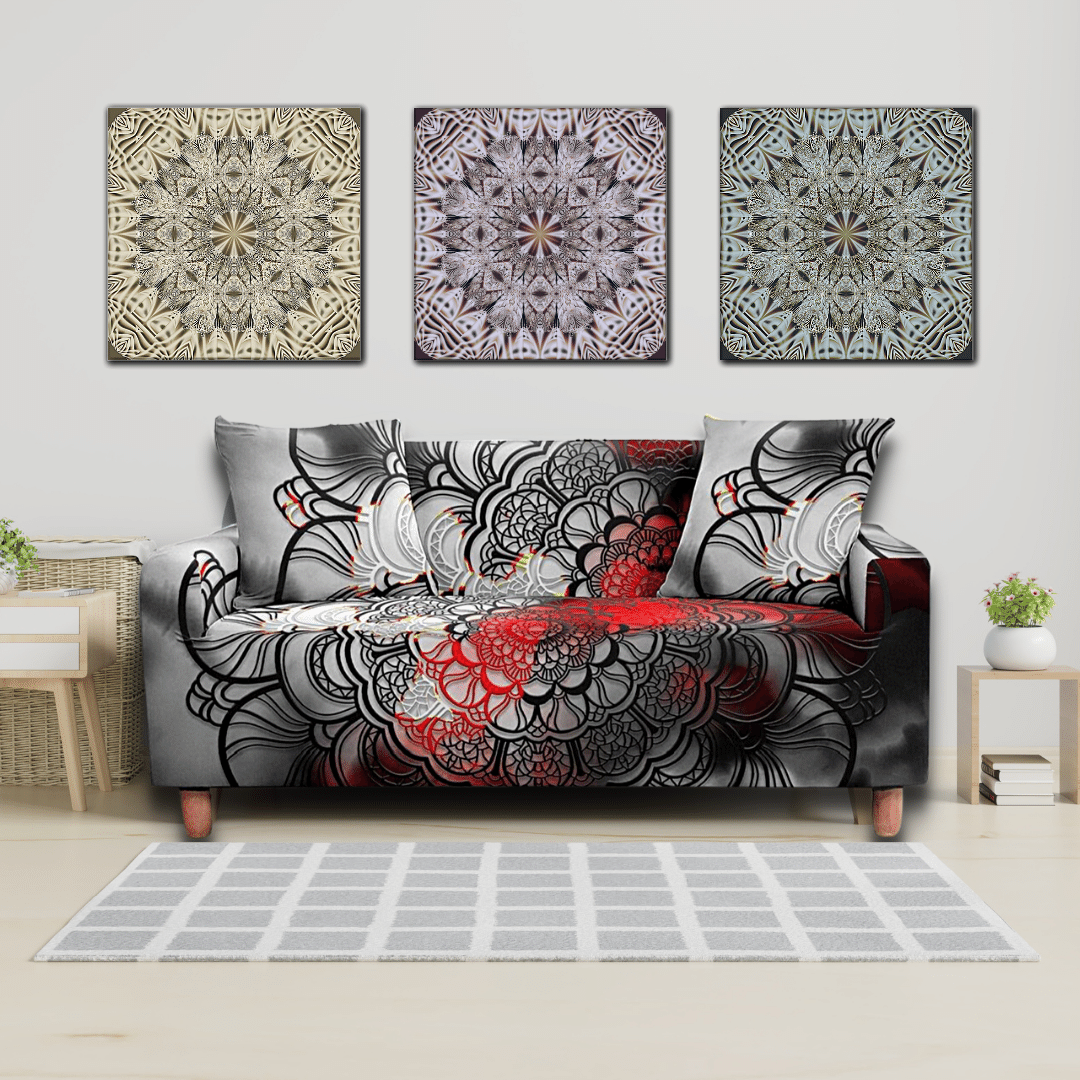 "Radical Mandala" | Couch Covers With Mandala Patterns - Sofa Skin™