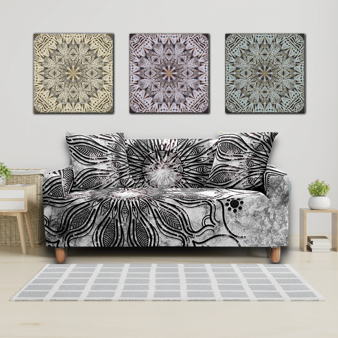 "Radical Mandala" | Couch Covers With Mandala Patterns - Sofa Skin™