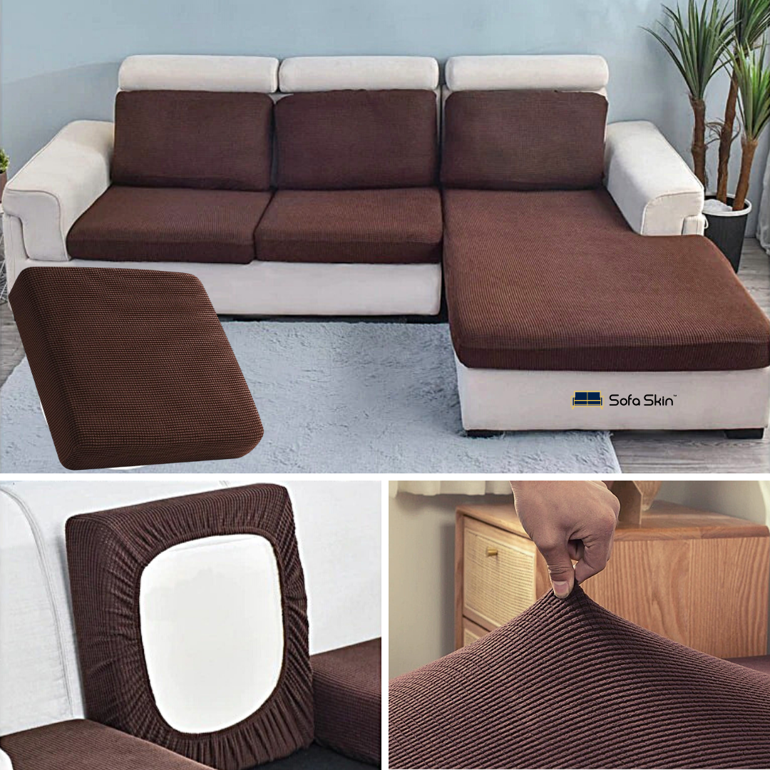 Seat Cushion Cover  Couch Covers For Individual Cushions – Sofa Skin™