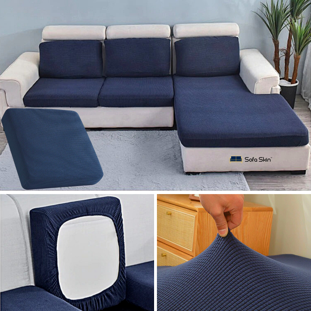Seat Cushion Cover  Couch Covers For Individual Cushions – Sofa Skin™