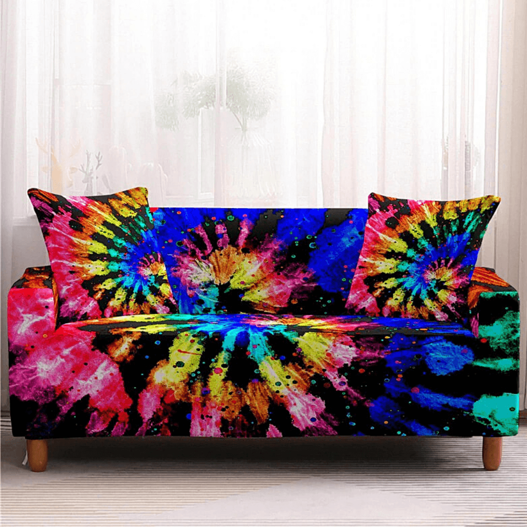 "The Tie-Dye Obsession" | Couch Covers With Tie-Dye Patterns - Sofa Skin™