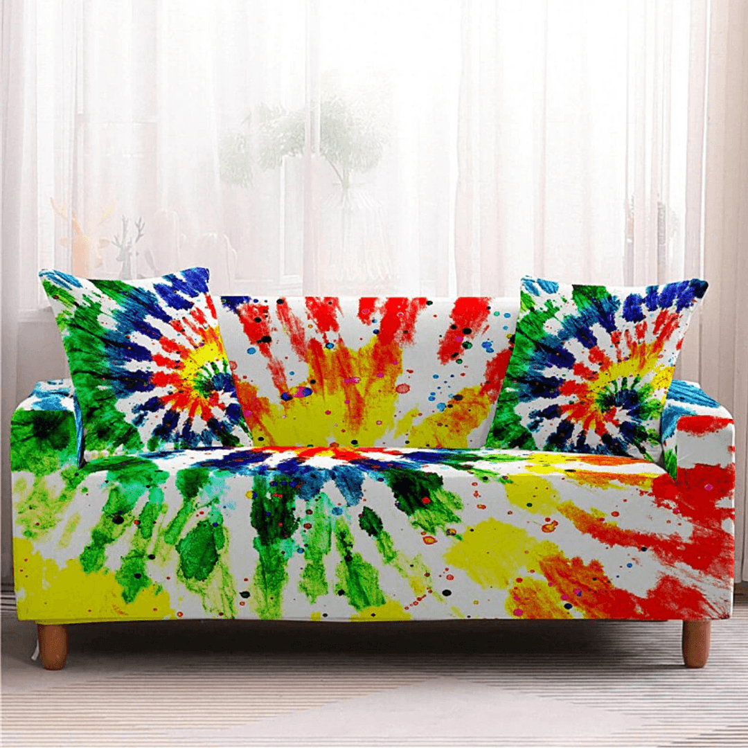 "The Tie-Dye Obsession" | Couch Covers With Tie-Dye Patterns - Sofa Skin™